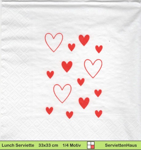 Live Love woof - 1 Lunch Serviette